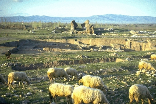 Ruins of Philadelphia in Asia Minor